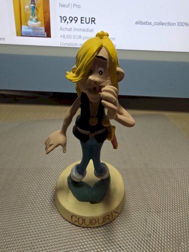 FIGURINE Goudurix  ATLAS ASTERIX RESINE PLASTOY