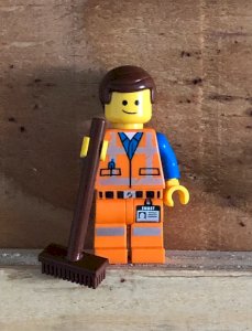 Lego Maintenance Agent Figure