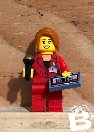 Figurine Lego journaliste