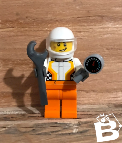 Figurine Lego Pilote de course