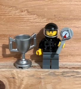 Lego Ferrari Driver Figurine