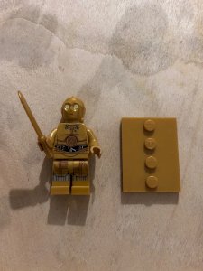Figurine Lego Star Wars dorée