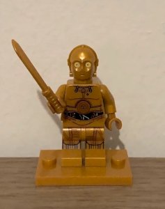 Figurine Lego Star Wars dorée