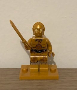 Figurine Lego Star Wars dorée