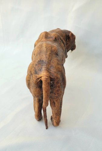 Figurine Lionne victorienne époque 19ème