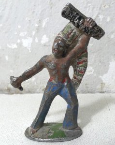 Indian Western Lead Figurine