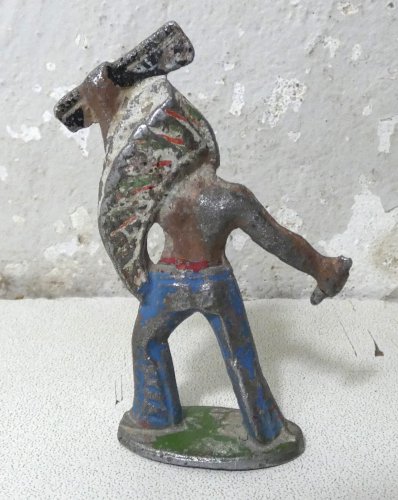 Figurine Plomb Western indien