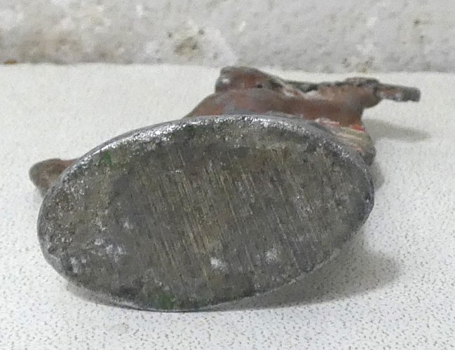 Figurine Plomb Western indien