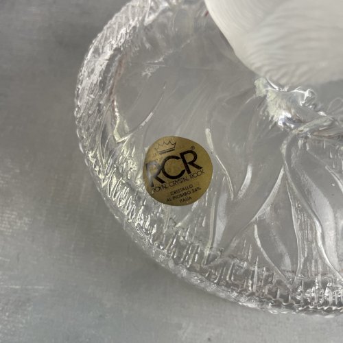 Figurine statuette Koala cristal RCR Royal Crystal Rock 24% plomb Italy Wildlife