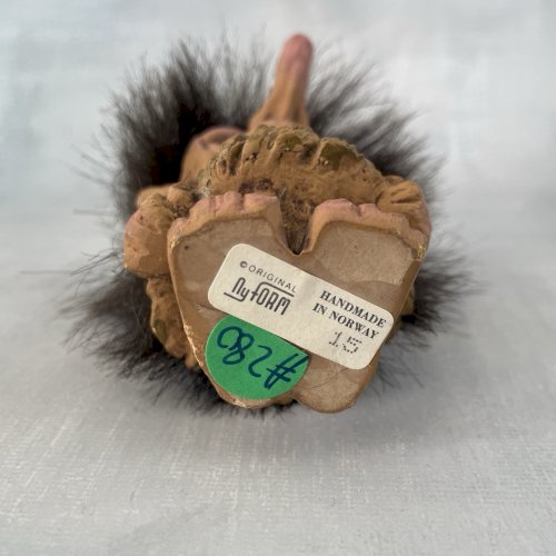 Figurine vintage Original Nyform Troll n°15 / 015 handmade Norway 90's  ~10cm