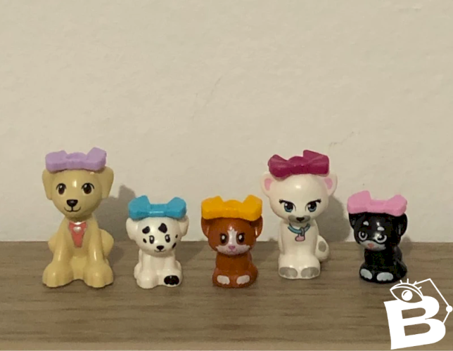 Figurines chats et chiens Lego