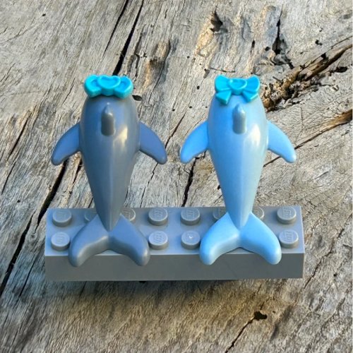 Figurines couple de dauphins Lego
