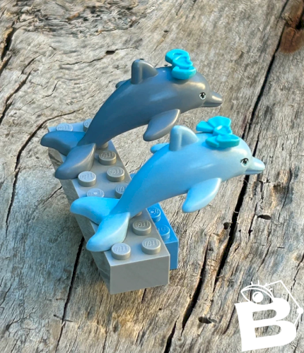 Figurines couple de dauphins Lego
