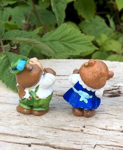 Figurines Kinder Ours Bavarois Je t aime / Moi aussi