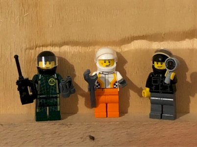 Figurines Lego Pilotes Automobile