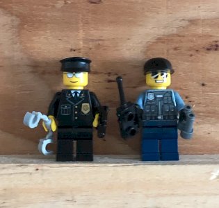 Figurines Lego Policiers