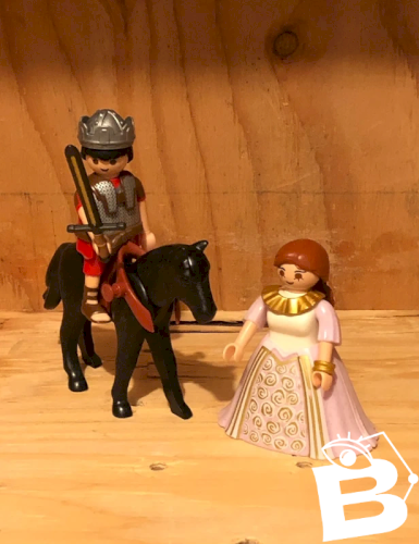 Figurines Playmobil Chevalier et sa princesse