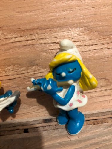 Figurines Schtroumpfette vintage