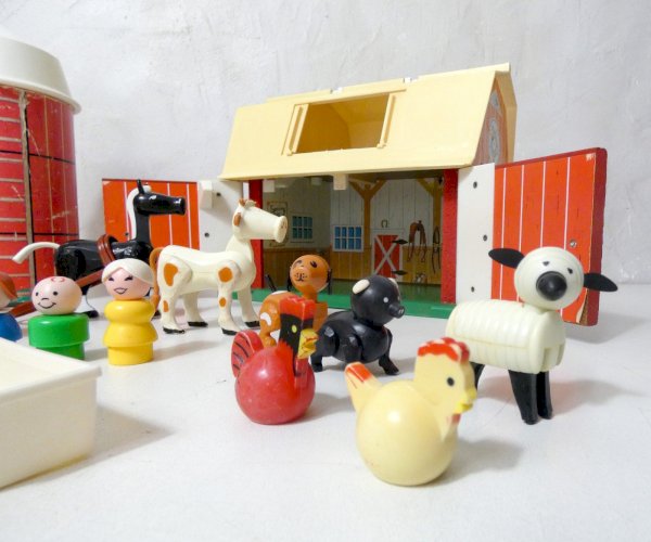 Fisher Price Little People La ferme Vintage 1967