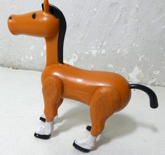 Fisher Price Little People Western Chariot Vert avec personnage et cheval 1982