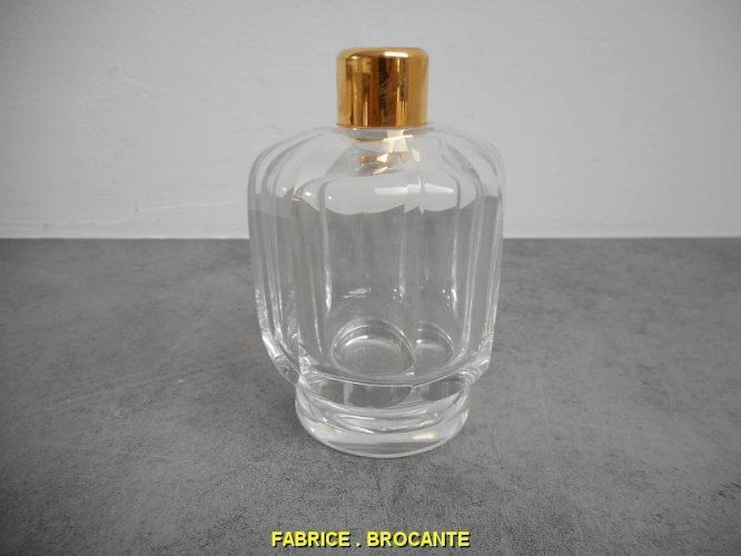 FLACON A PARFUM BACCARAT BOUT DORE CRISTAL