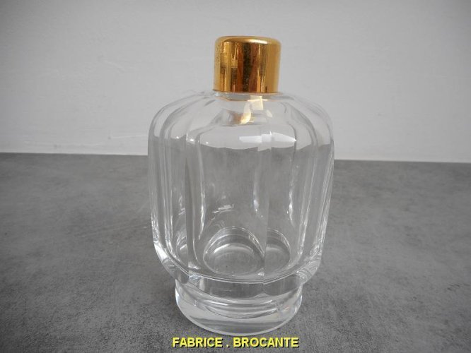 FLACON A PARFUM BACCARAT BOUT DORE CRISTAL