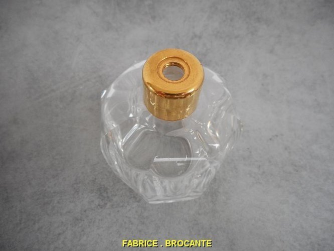 FLACON A PARFUM BACCARAT BOUT DORE CRISTAL