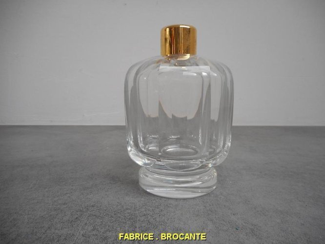 FLACON A PARFUM BACCARAT BOUT DORE CRISTAL