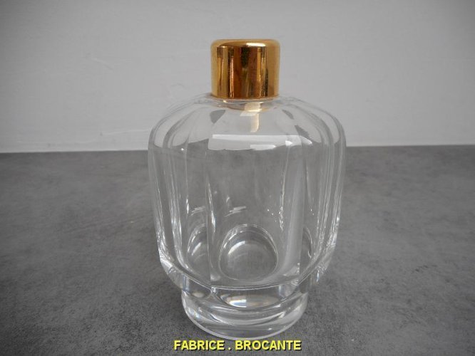 FLACON A PARFUM BACCARAT BOUT DORE CRISTAL