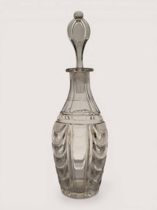 Art Deco glass bottle