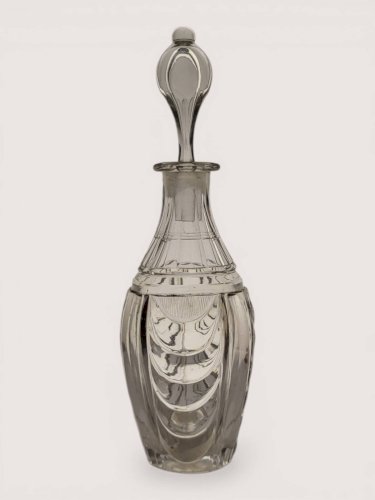 Flacon en verre Art déco