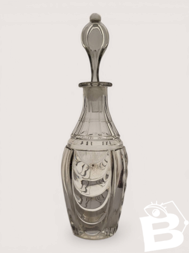 Flacon en verre Art déco