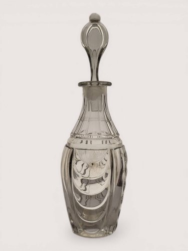 Flacon en verre Art déco