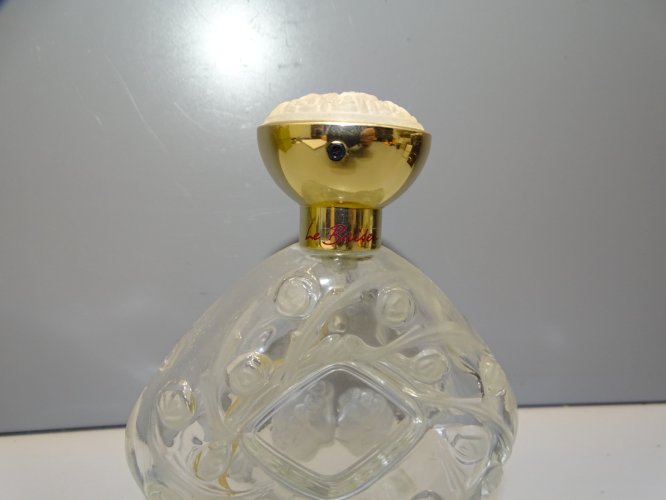 -FLACON VAPORISATEUR VIDE LE BAISER LALIQUE EAU DE PARFUM COLLECTION VITRINE   D