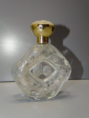 -FLACON VAPORISATEUR VIDE LE BAISER LALIQUE EAU DE PARFUM COLLECTION VITRINE   D