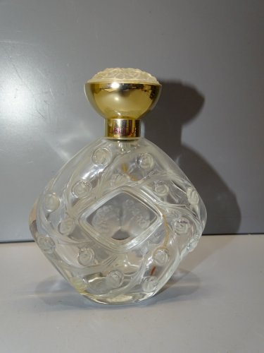 -FLACON VAPORISATEUR VIDE LE BAISER LALIQUE EAU DE PARFUM COLLECTION VITRINE   D