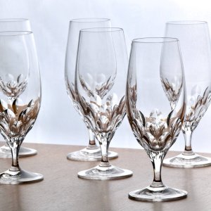 Antique royal crystal flutes Gorham
