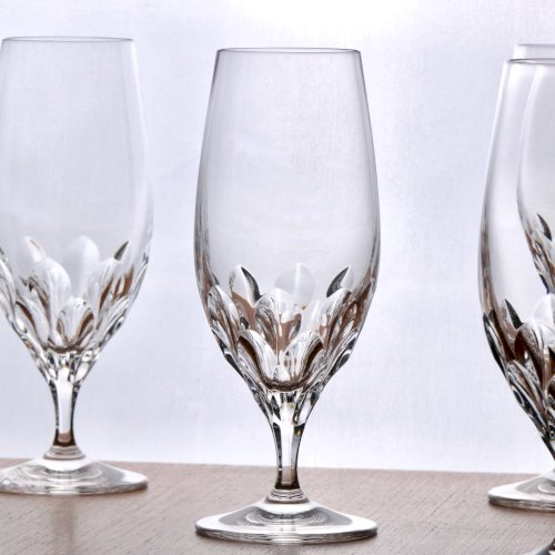 Flûtes anciennes en cristal royal Gorham