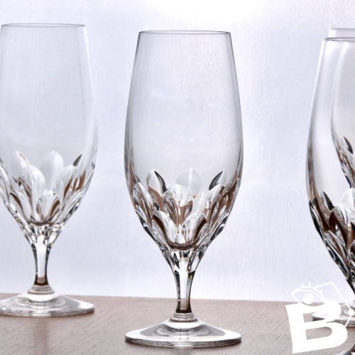 Flûtes anciennes en cristal royal Gorham