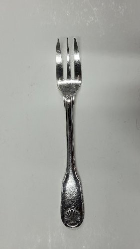 FOURCHETTE  A GATEAU CHRISTOFLE MODELE COQUILLE