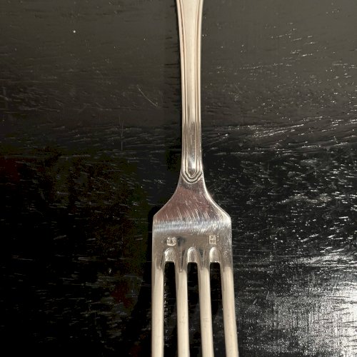Fourchettes en métal argenté