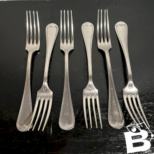 Fourchettes en métal argenté