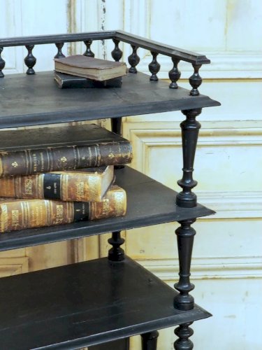 Francine, la sellette à vinyles en bois N°664