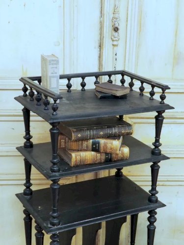 Francine, la sellette à vinyles en bois N°664