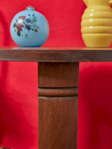 Francine, la table d'appoint Art déco en bois N°694