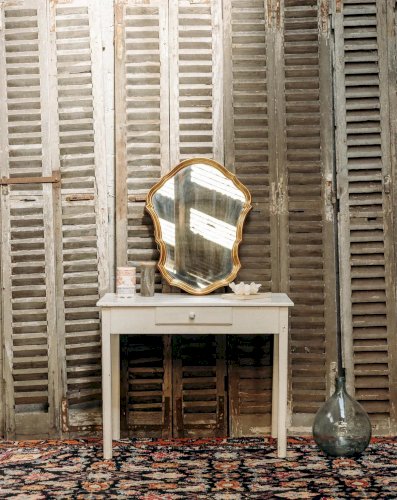 Francine, la table d'appoint blanche N°499