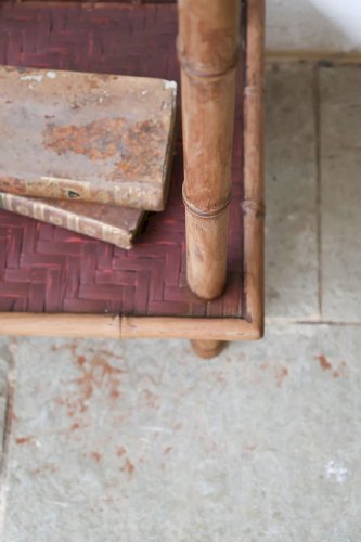 Francine, la table d'appoint en bambou N°632