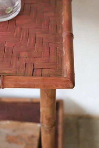 Francine, la table d'appoint en bambou N°632