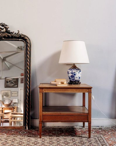 Francine, la table d'appoint en bois clair N°570