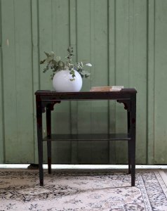 Francine, the dark wood side table No. 618